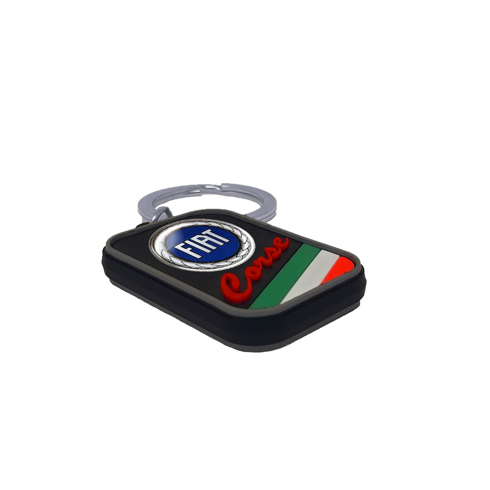 Fiat Blue Key Ring, 4.2 X 2.6 Cm