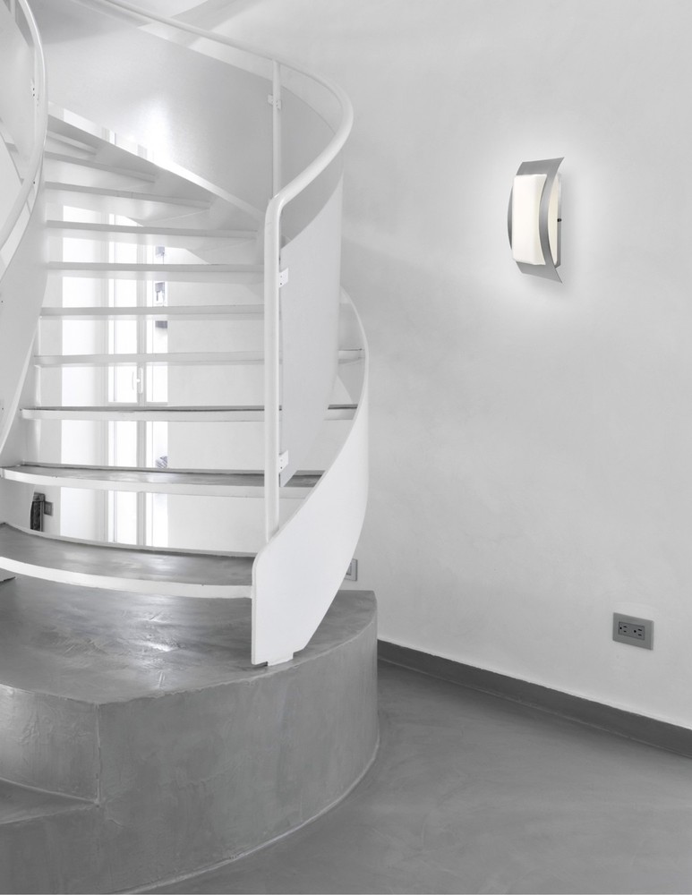 Access Lighting 20449 Satin / Opal Eclipse 1-Light Ada Wall Sconce