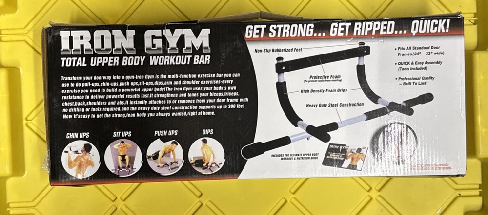 Iron Gym Total Upper Body Workout Bar