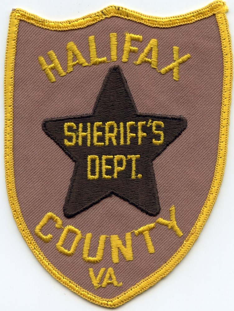 HALIFAX COUNTY VIRGINIA SHERIFF POLICE PATCH