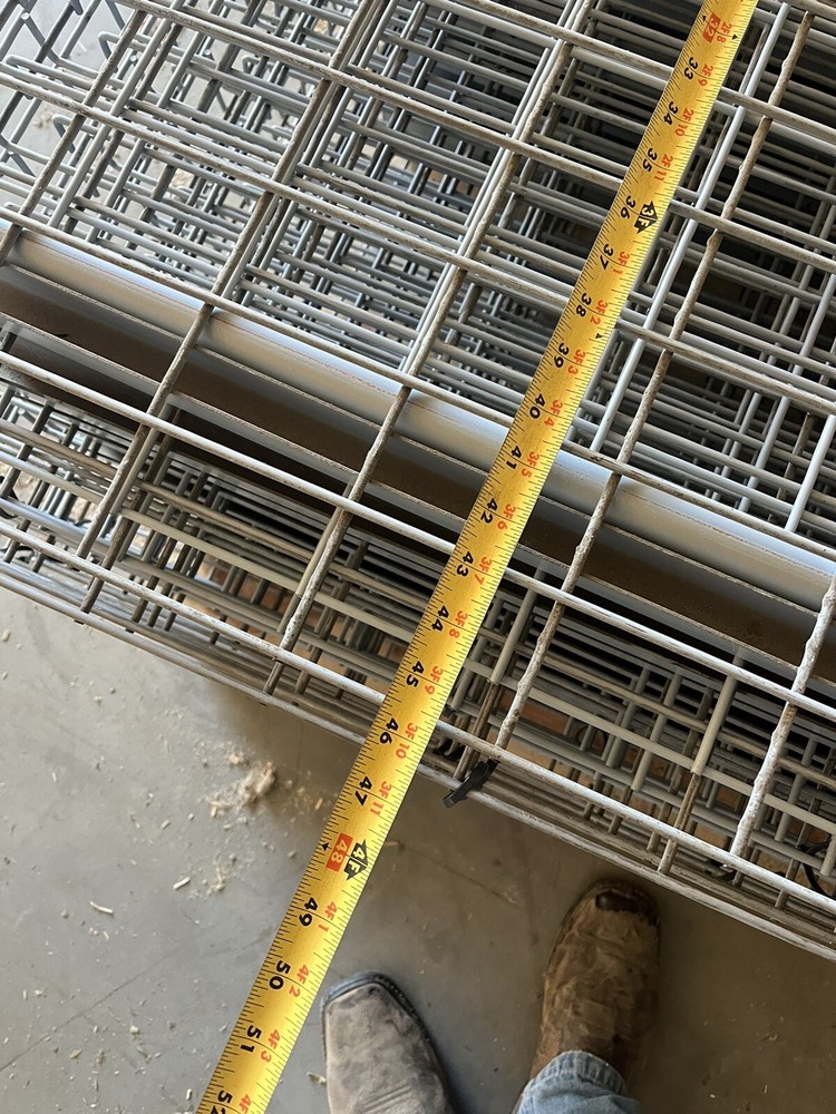 Pallet Rack Racking Shelf Wire Deck Decking Mesh 42" x 46" Waterfall 2000 LB