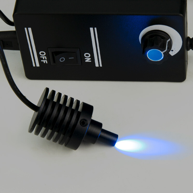 Microscope Coaxial Light Source LED Spot Lamp Brightness Adjustable 90V-240V