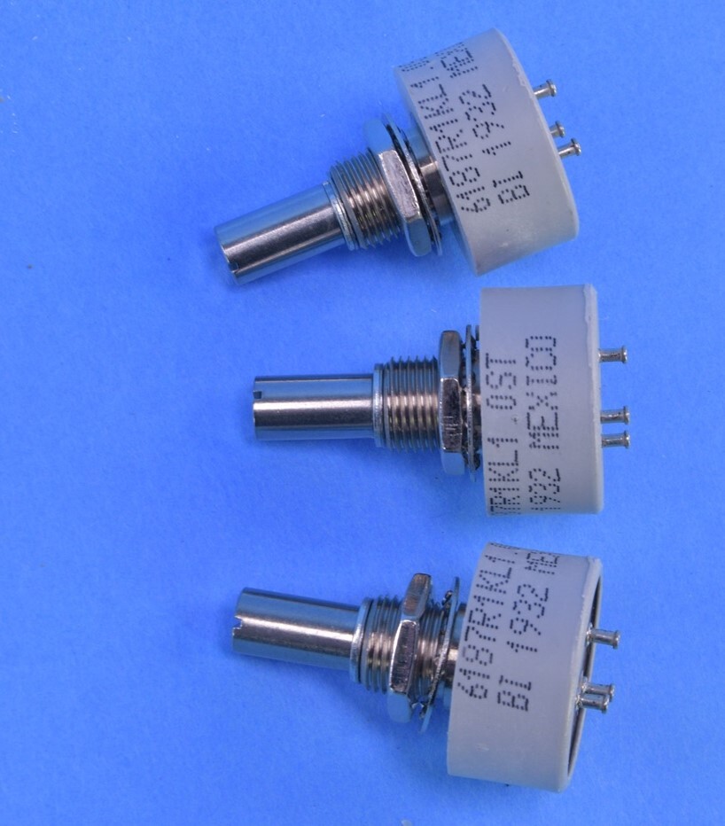 3 (Three) TT Electronics Precision Potentiometer 1 Kilohm 10% 1W 400Vdc