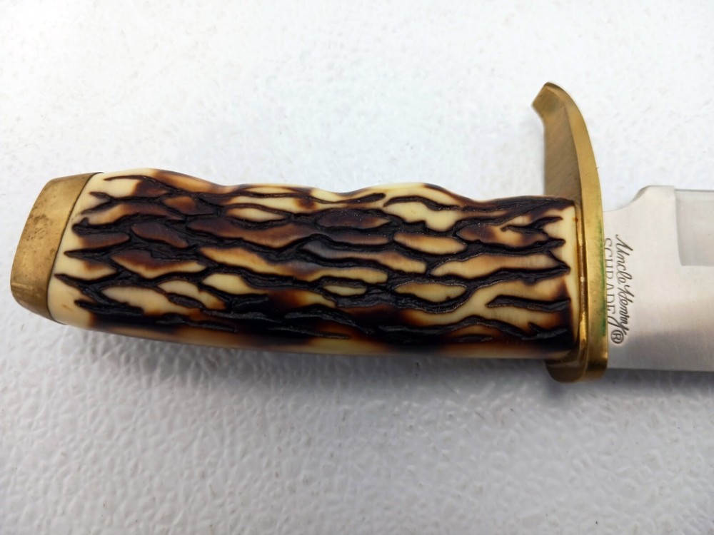 Schrade 171UH Pro Hunter Notable Fixed-Blade Knife with Sheath & Whetstone
