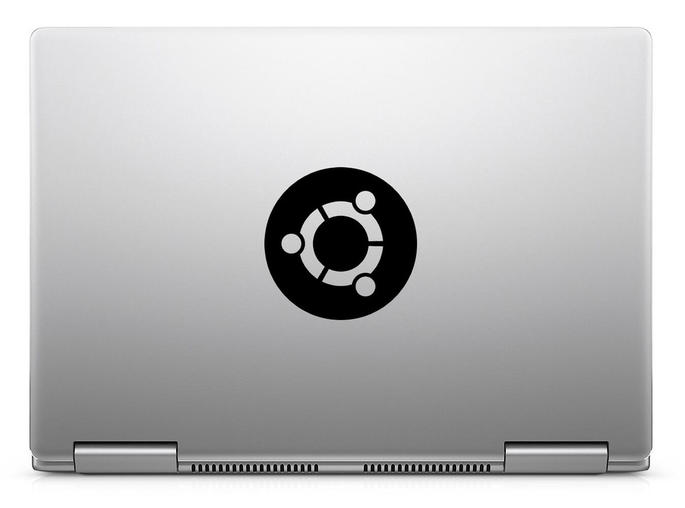 Ubuntu Linux Desktop Laptop Decal in Multiple Colors and Sizes