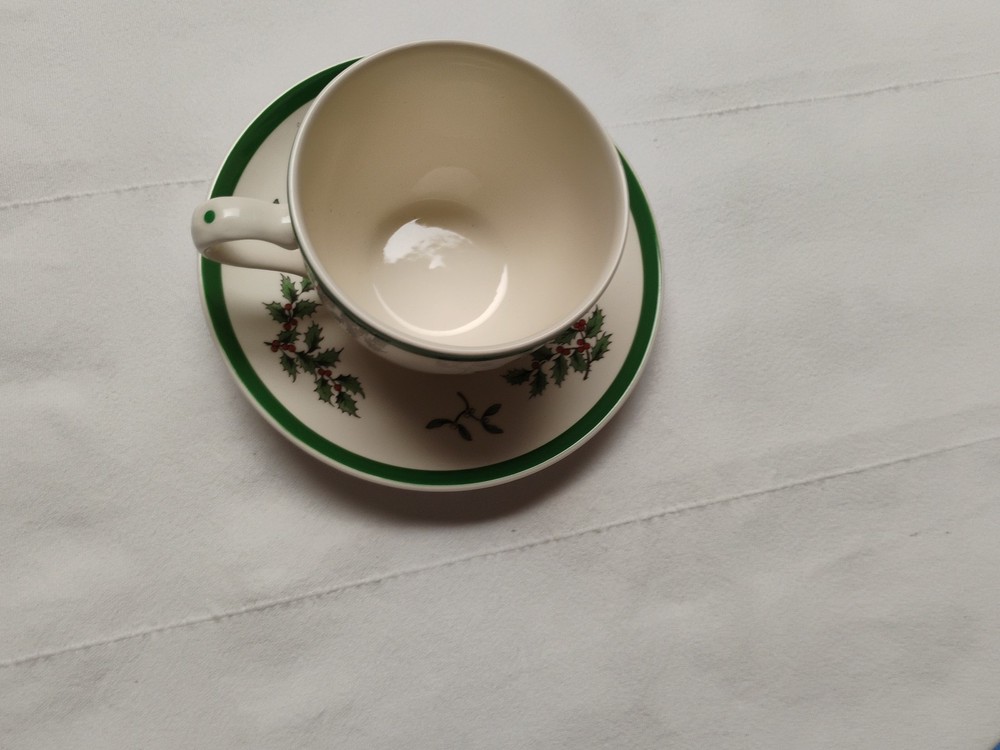 Spode England Christmas Tree Coffee Tea Cup and Saucer Set (replacement)