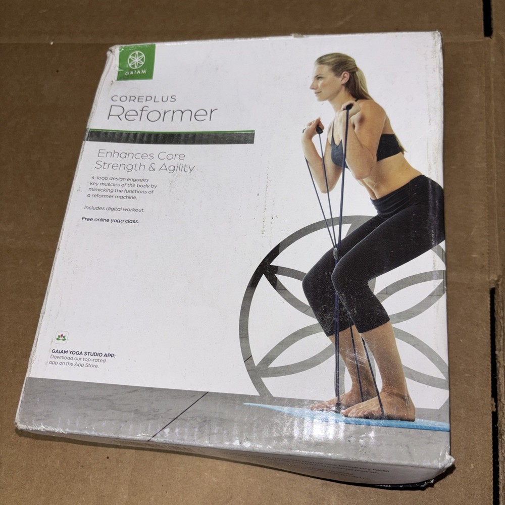 Gaiam 4 loop Resistance Workout Coreplus Reformer Home Exercise
