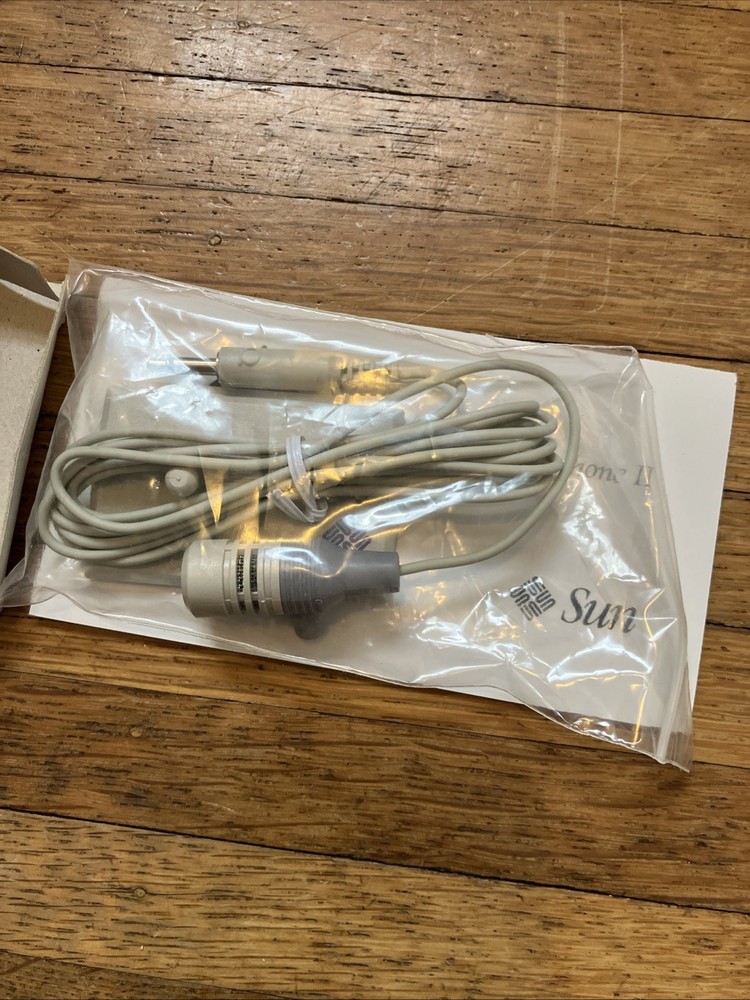 Vintage Sun Microsystems Microphone II w/Stand 370-1678-01