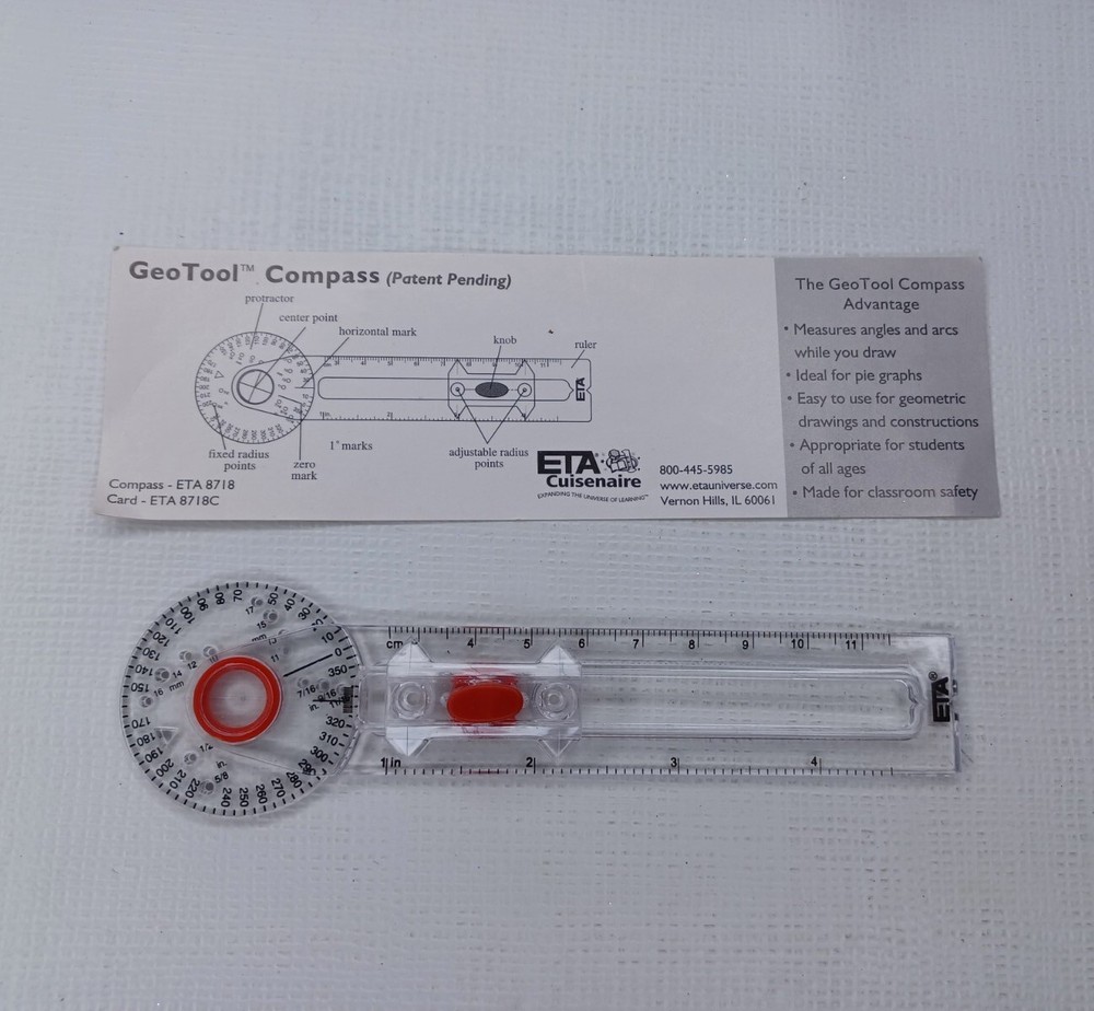 ETA Cuisenaire Geo Tool Compass