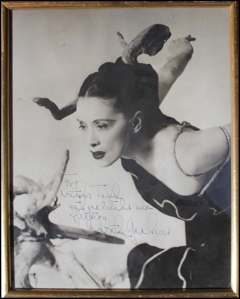 Martha GRAHAM (Dance): Signed Photo as Medea