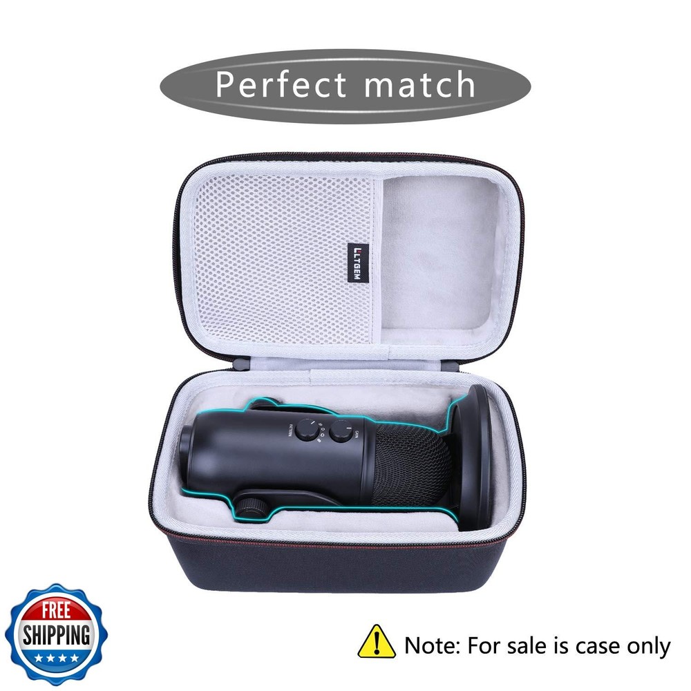 LTGEM Case Compatible with Logitech Blue Yeti USB Microphone(Case