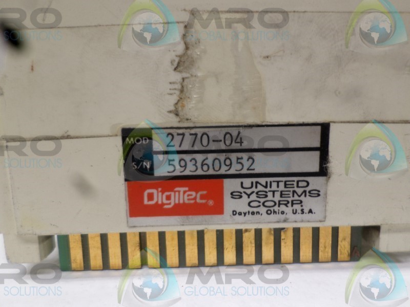 DIGITEC 2770-04 PANEL METER UNMP