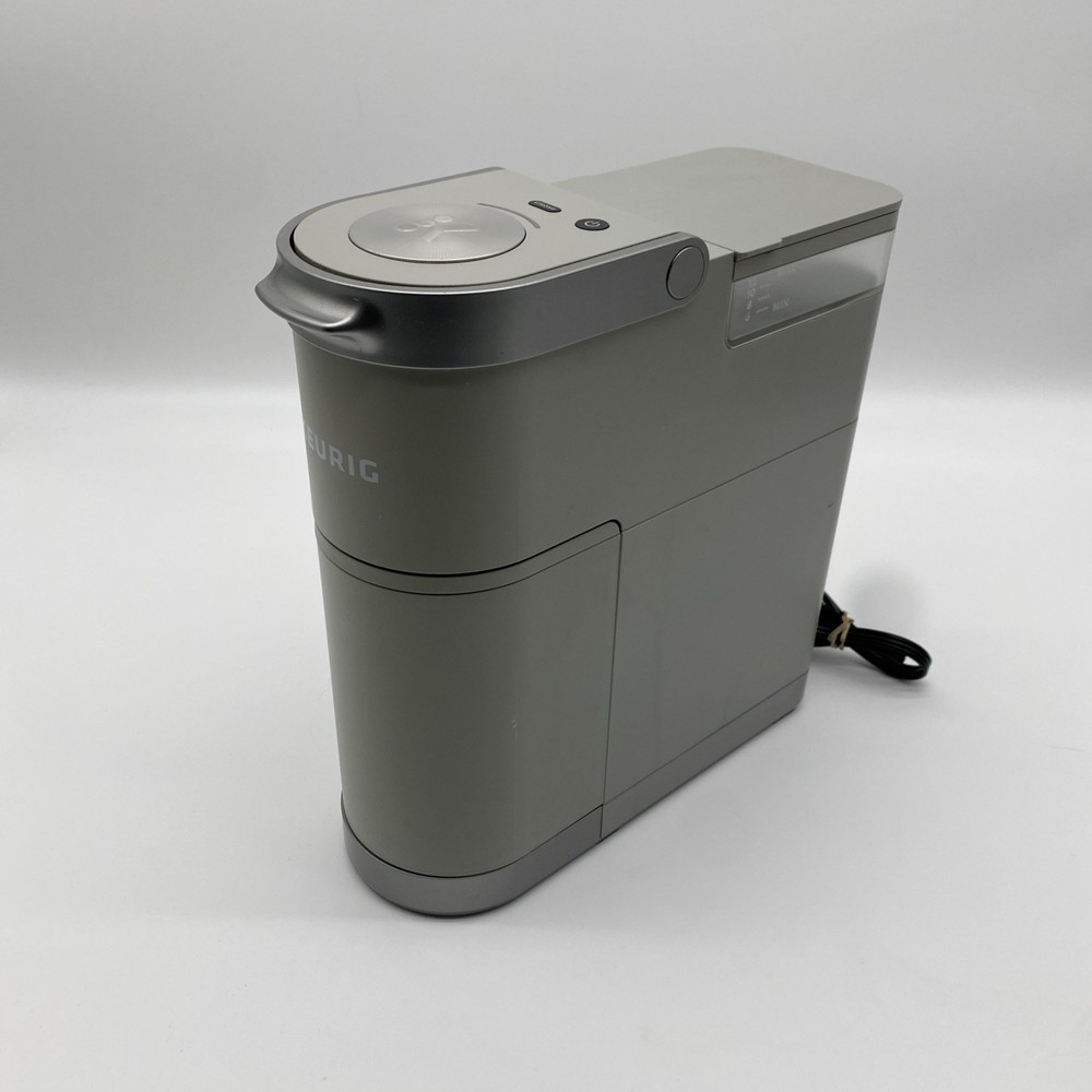 Keurig K-Mini PLUS Single Serve K-Cup Pod Coffee Maker Studio Gray Clean Tested