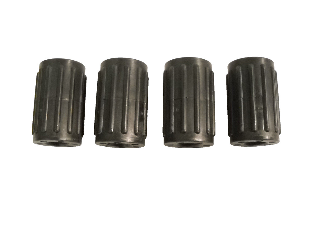 FOUR- 9/16" Nylon Bushing - .57" ID 1.31" OD 2" Long Trailer Leaf Spring Axle