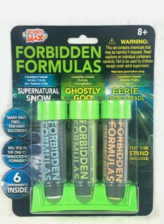 Forbidden Formulas Childrens Science Experiment Kit with 6 Snow Goo Beads