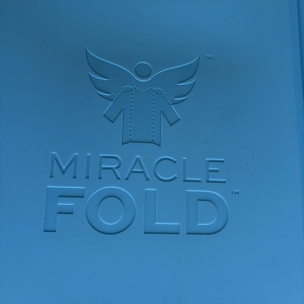 Miracle Fold Laundry Folder Bkue( Pre Owned)