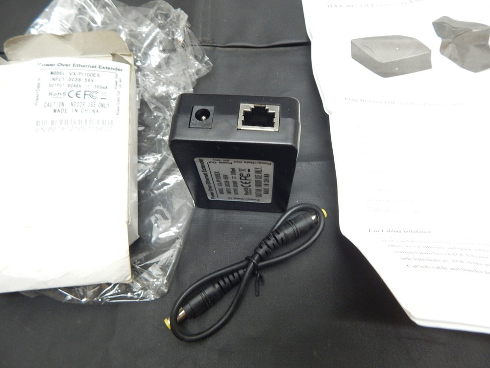 VERSA TECHNOLOGY VX-PI100EX 1EEE 802.3AF OVER ETHERNET EXTENDER - FAST SHIPPING