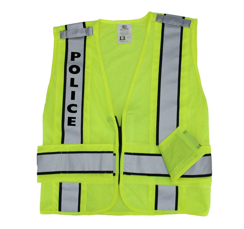 High Visibility Reflective Duty Safety Vests Plain and ID (Security)