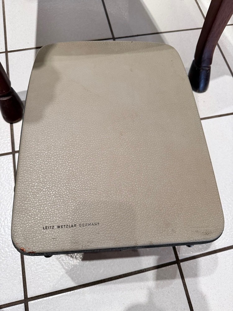 Antique Leitz Wetzlar Binocular Microscope with Case and Original Power Source,