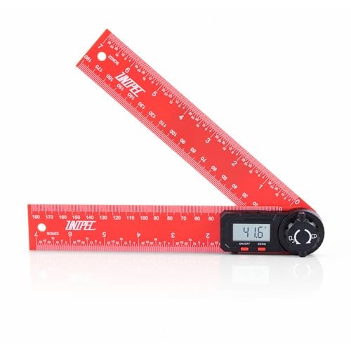 Digital Angle Finder Protractor, 7" / 200 mm Angle Measuring Tool Enhanced ABS