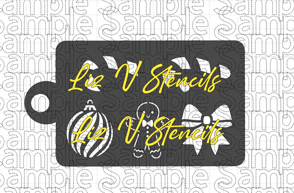 Christmas Combo Stencil