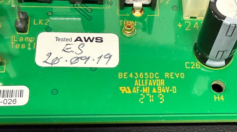 Kratos Analytical Shimadzu BE4365AC Issue E Turbo Controller PCB Axima Mass Spec