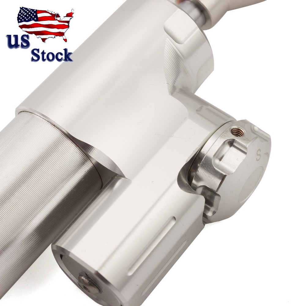 Universal Silver Aluminum Adjustable Steering Damper Stabilizer Motorcycle Part