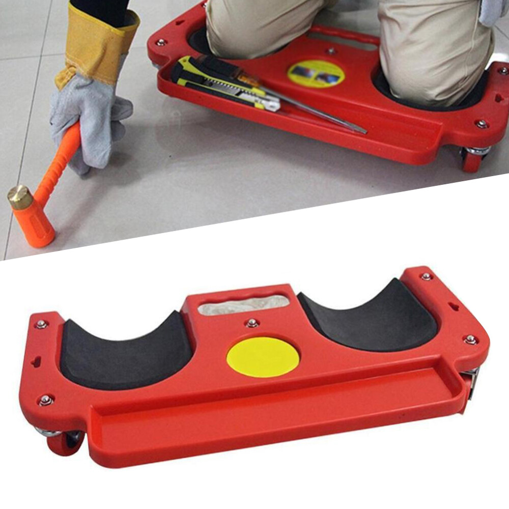 Rolling Knee Pads Dolly With Wheels Creeper Rollers Flooring Construction Work