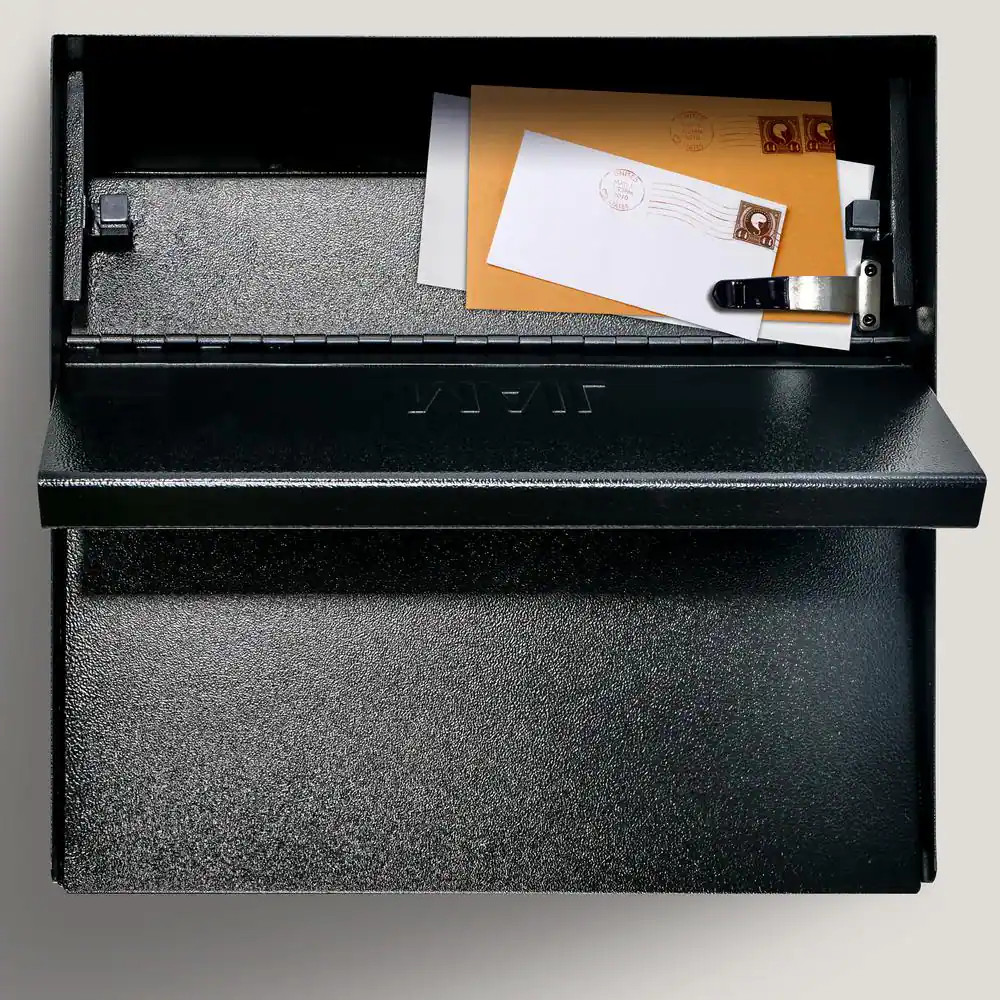 Metro Locking Wall-Mount Mailbox with High Security Reinforced Patented Locking