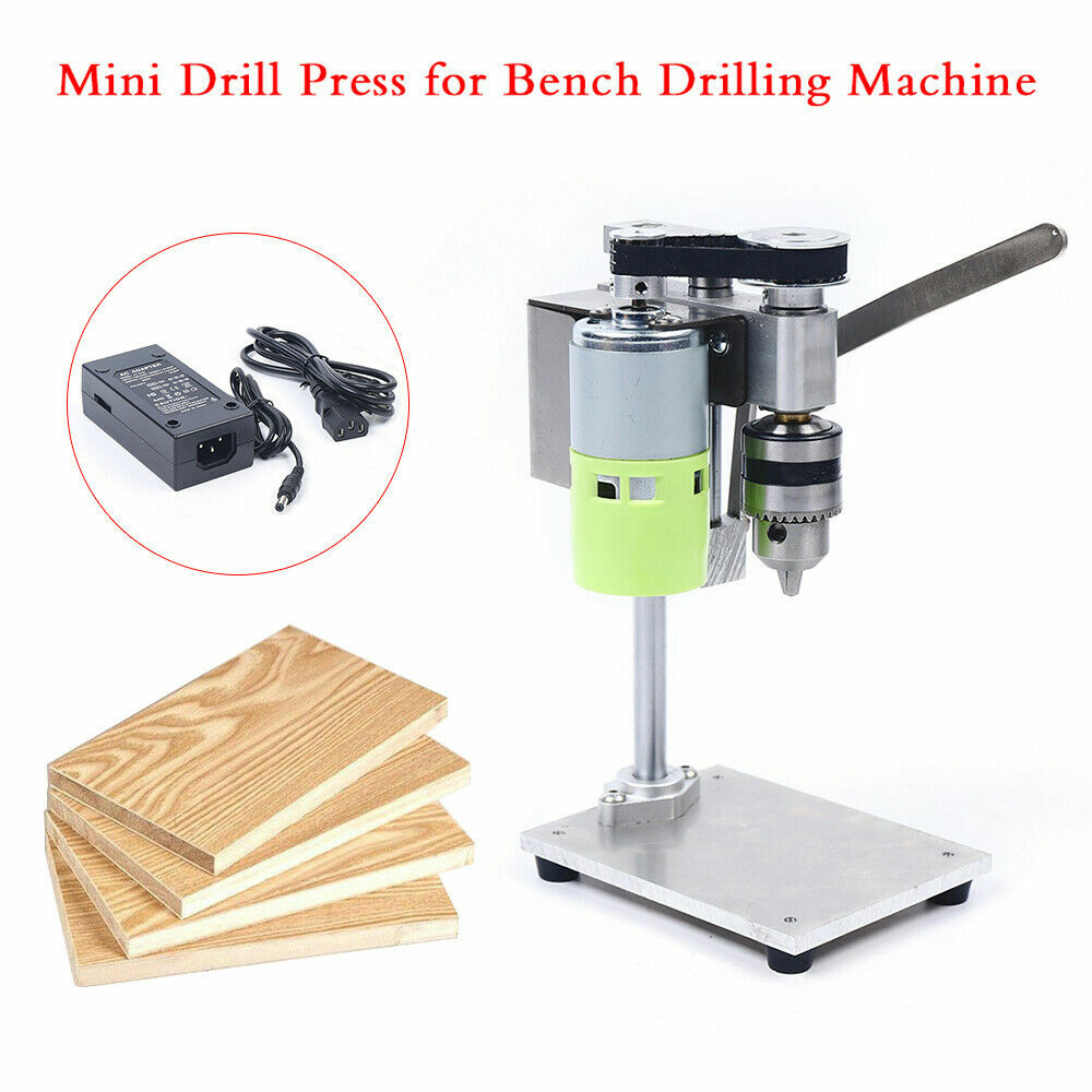 Mini Tabletop Drill Press Bench Small electric Drilling Machine 2 speed 110V