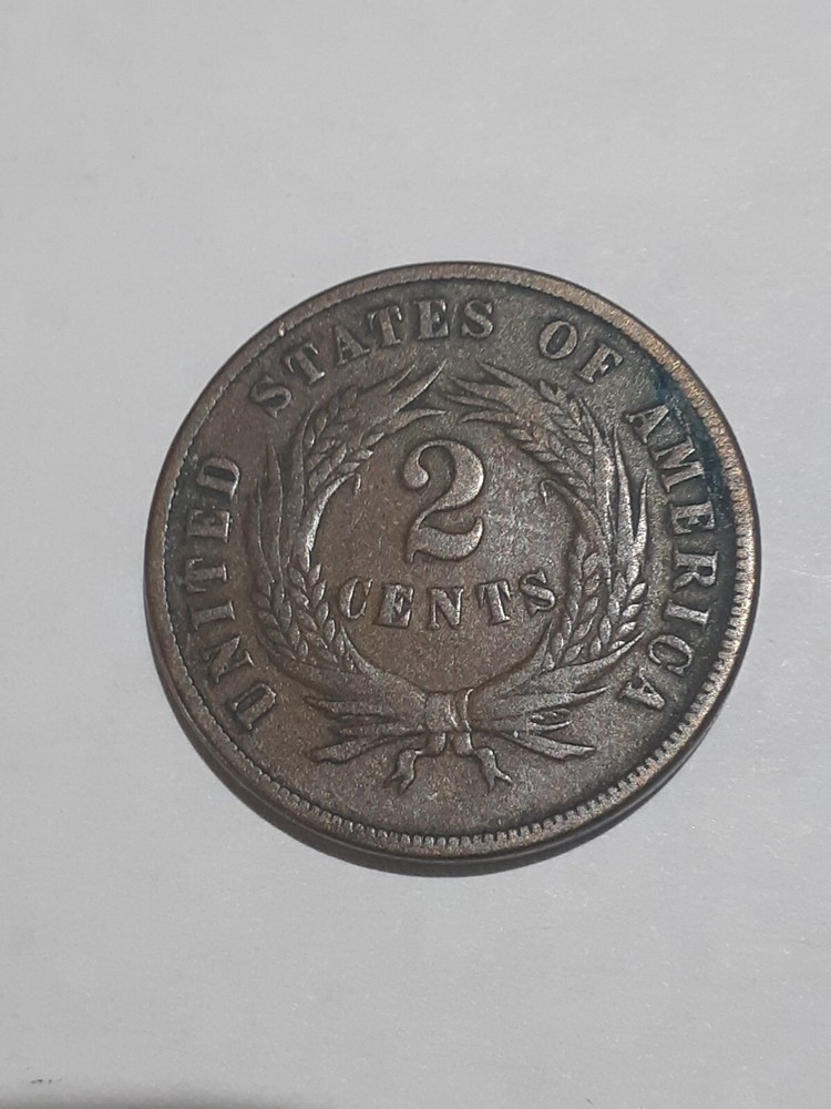 1868 TWO CENT PIECE