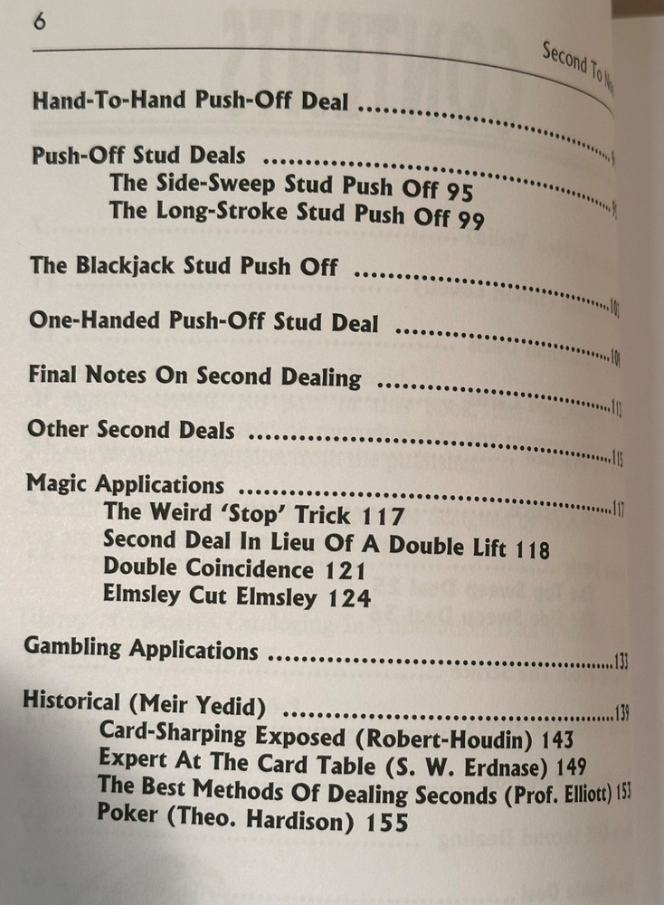 Simon Lovell, Second to None, Art of Second Dealing