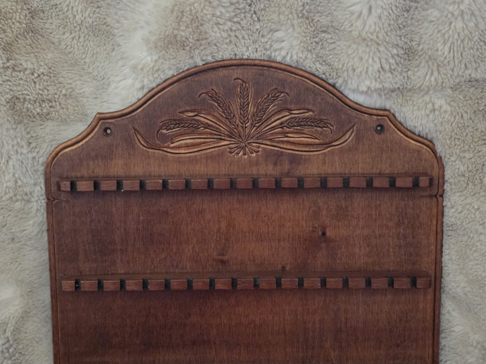 Vintage Spoon Collection Rack