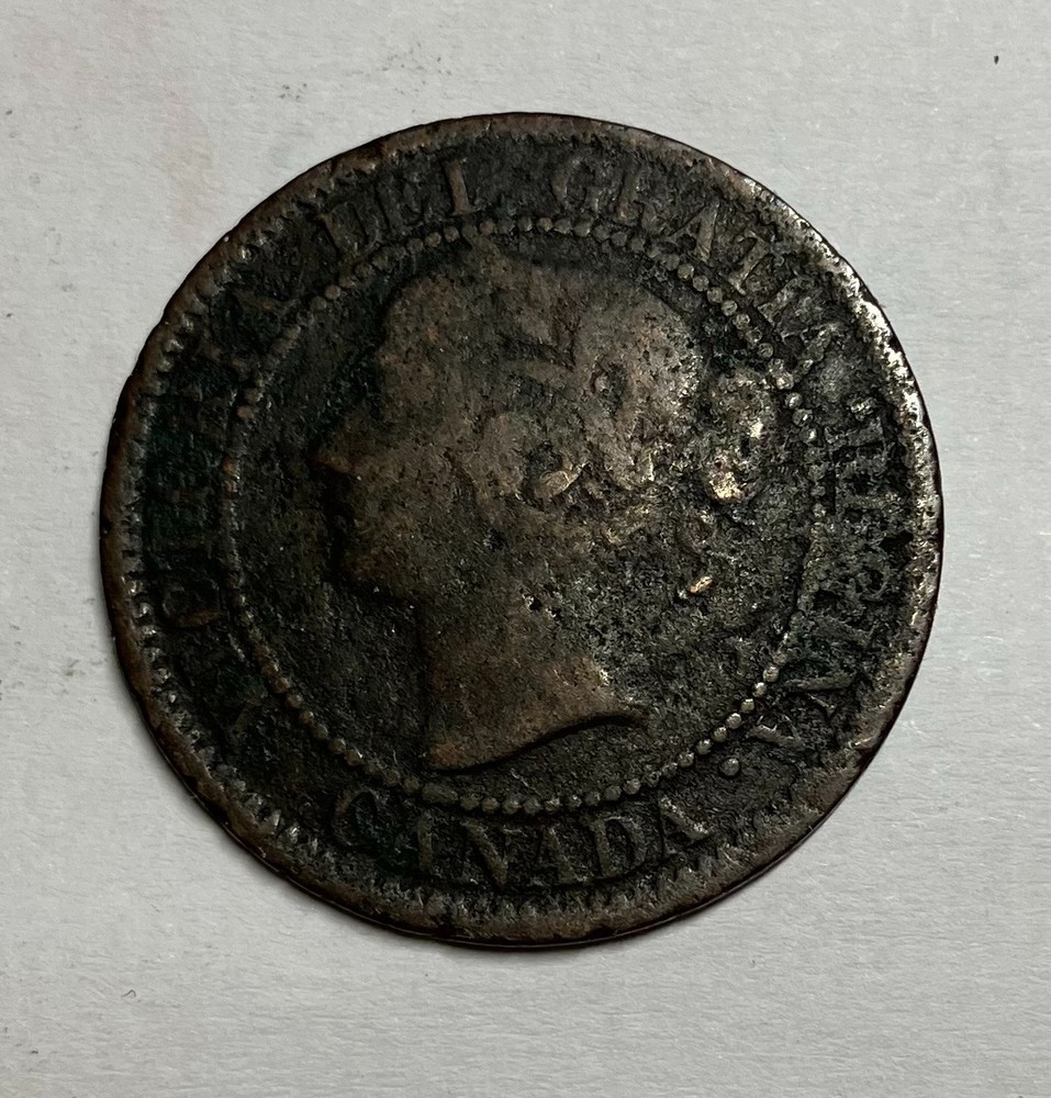 1859 Canada Large Cent Low 9