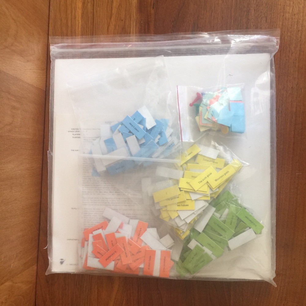 WCA SUPER SENTENCE Board Game - super fun creative learning. HomeSchool or Class