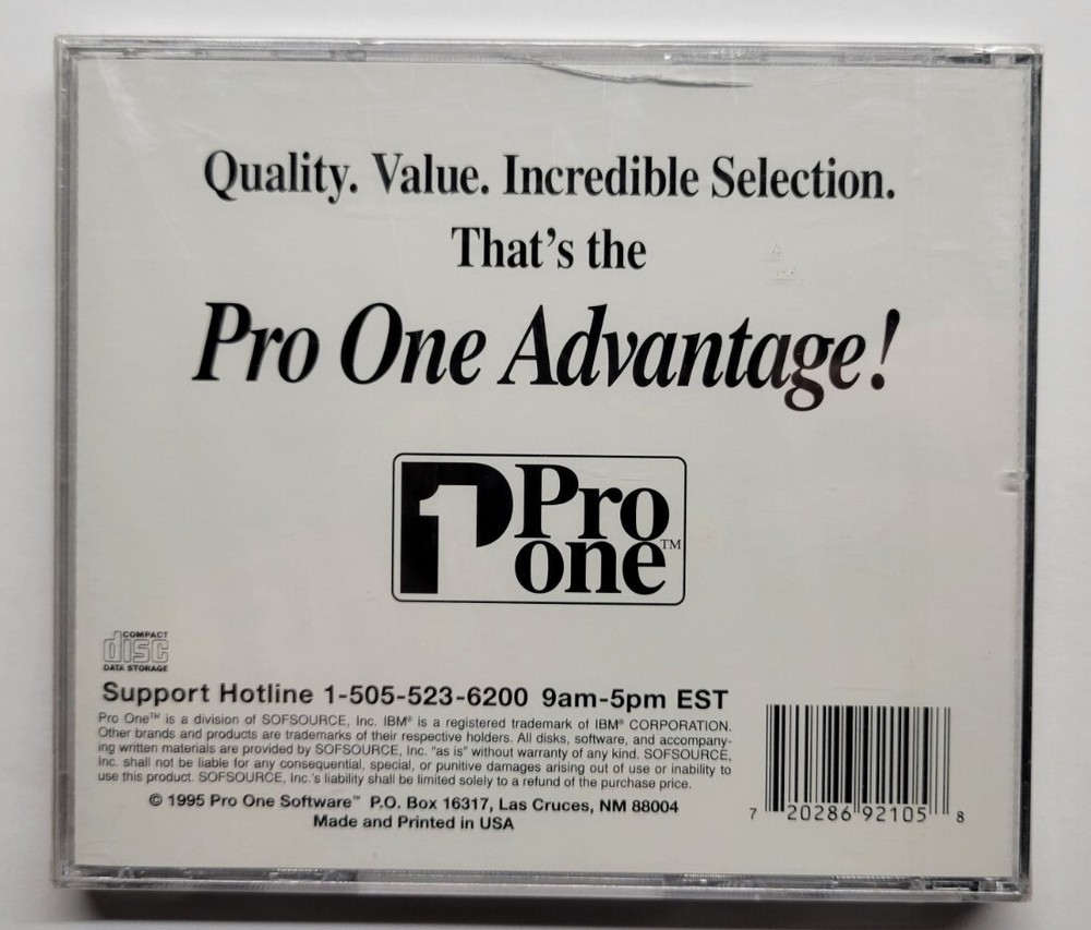 Pro One Multimedia Trigonometry (PC CD-ROM, 1995)