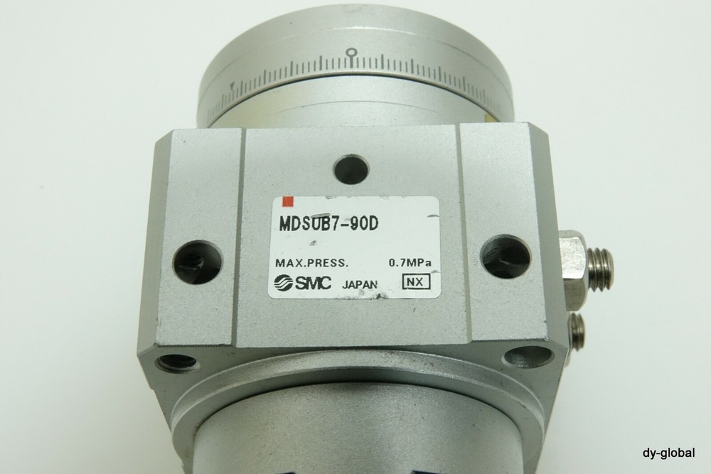 SMC Used MDSUB7-90S 90˚ Rotary Table Vane Style Basic Type CYL-ROT-I-66=2M42