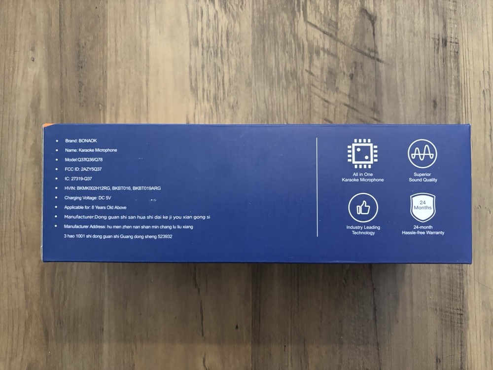 Bonaok Professional Karaoke Microphone with Bluetooth