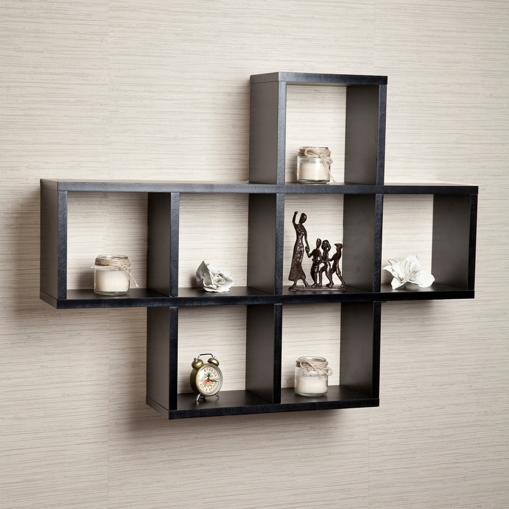 Danya B. Cubby Laminated Veneer Shelving Unit Storage