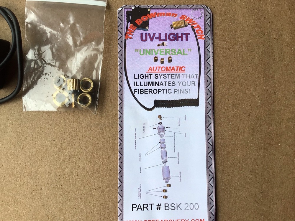 the bowman switch, automatic UV light system, Archery, Bow Hunting