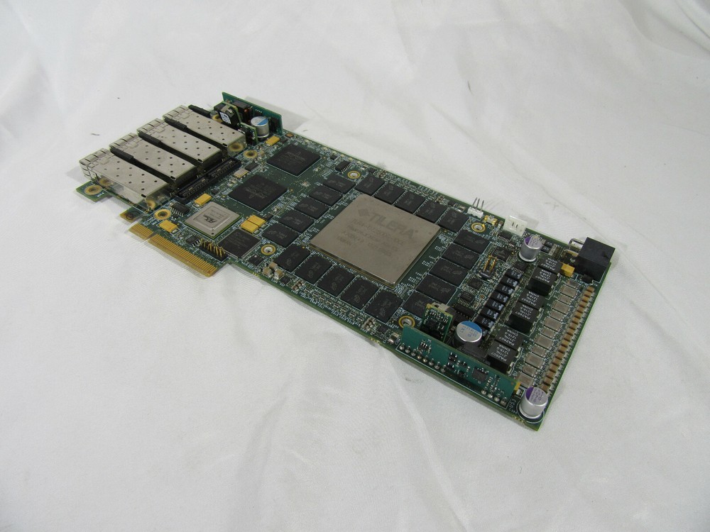 TILERA EMBEDDING MULTICORE 401-00062-01 REV 1 NETWORK INTERFACE CARD W/ Gx72 CPU