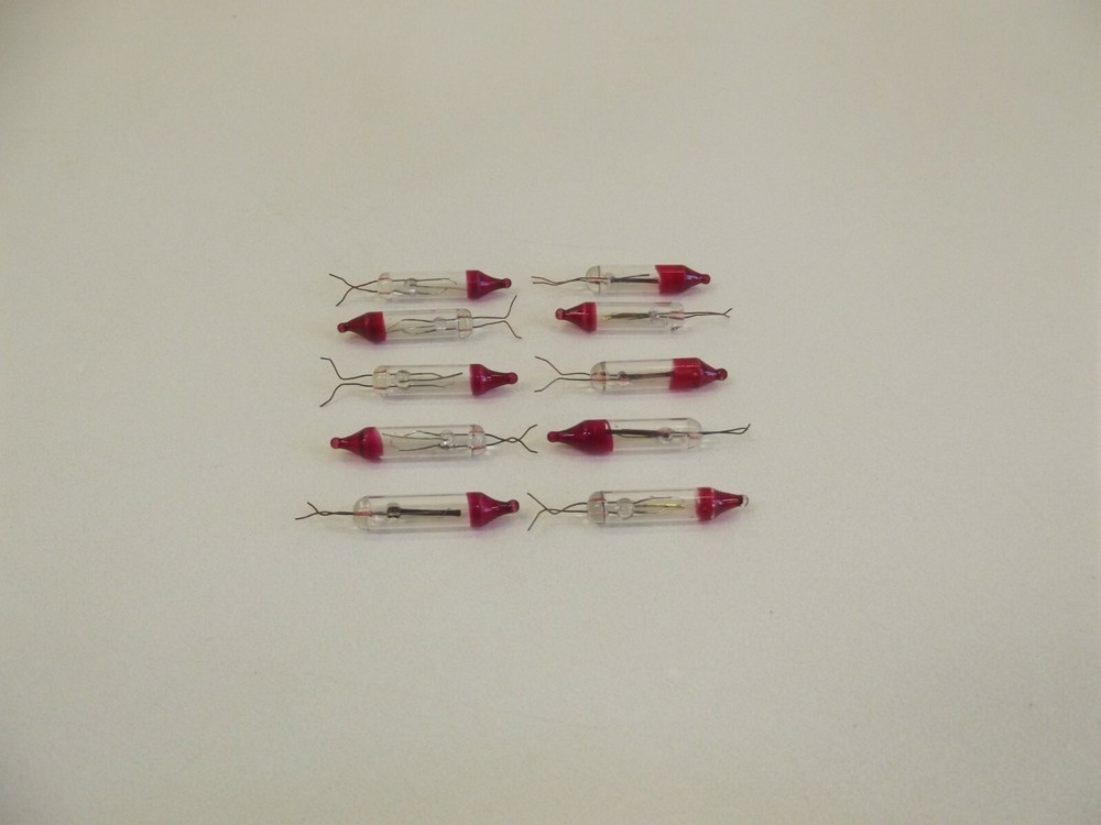 10 BARE Mini Bulb Flashers Christmas Tree Lights Replacement Bulbs 2.5 V .425W