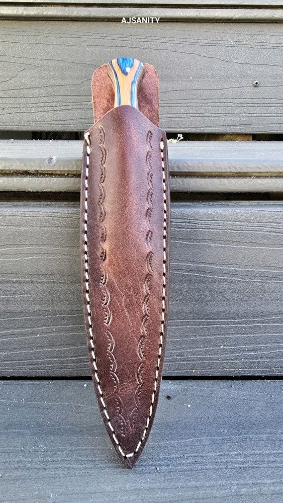 V42 Custom Handmade Double Edge Fixed Blade Dagger Knife