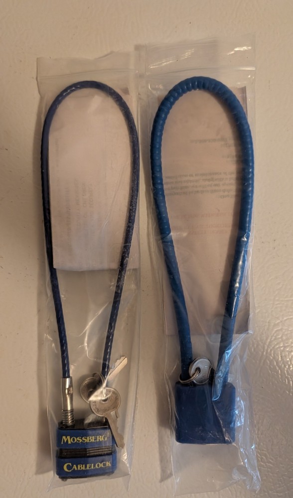 Mossberg & DAC Gun Cablelocks. NIP.
