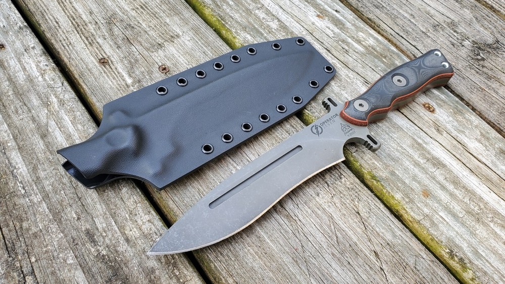 Kydex sheath for TOPS OPERATOR 7 OP7, pancake, (Bk)