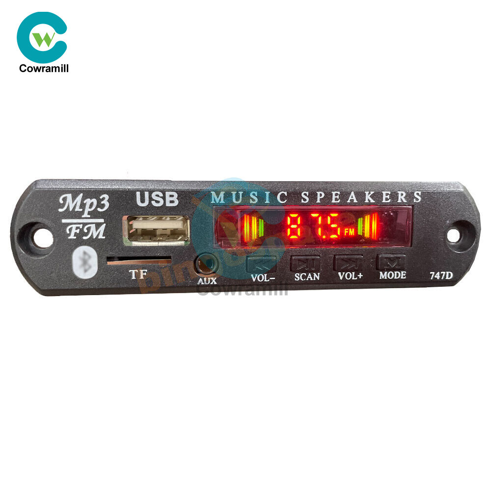 9V 12V MP3 WMA Decoder Board Audio Module Bluetooth 5.0 Music Remote Control Car