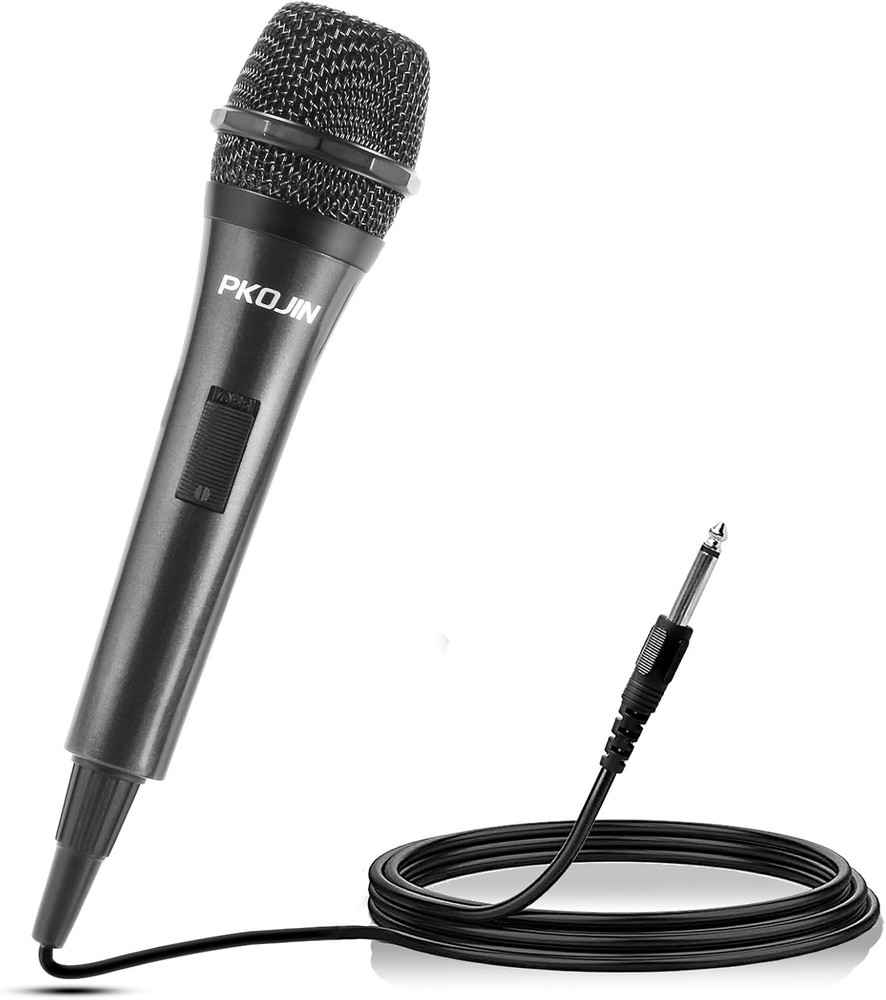 Dynamic Karaoke Microphone with 10ft Cable - Effortless Singing Experience