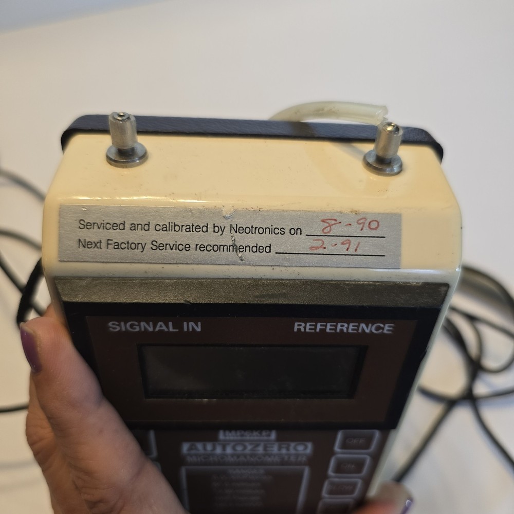 NEOTRONICS MICROMANOMETER X2 UNTESTED