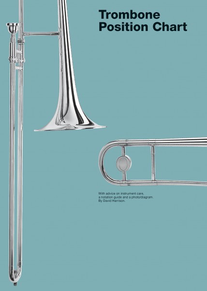 Trombone Position Chart - Notation Guide Diagram NEW 014041704