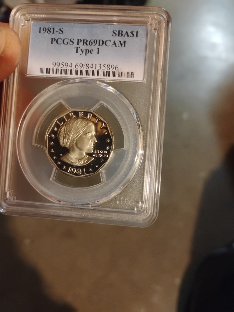 1981-S SBA PCGS PR69 DCAM Type 1